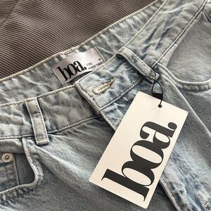 boa Light Blue Straight Leg Jeans - Women's